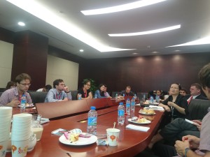 Q&A session at Huawei